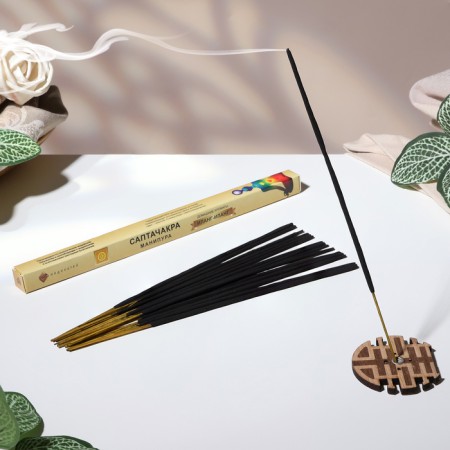 Incense "Saptaccrakara Manipura Bergamot", 10 sticks