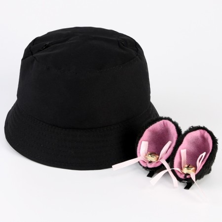 Panama Panam for a girl "Cat", Black color, rr 54-4