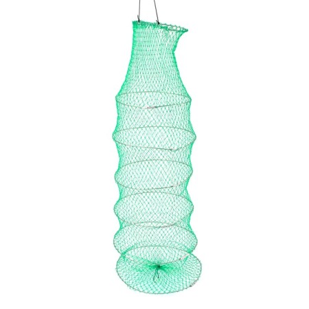 Namazu cage is round, reinforced cable 1x19. 7 rings, 18 threads, l = 140 cm, green, in the case-1