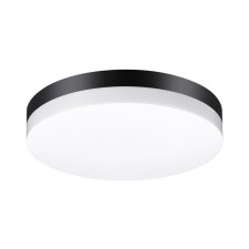 Светильник Opal, 1x30Вт LED, 4000K, 2800лм, IP54, цвет чёрный