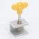 Loading and windows lock, yellow, 16 mm