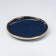 Ceramic dessert plate "Night Sky", D = 21 cm, blue color