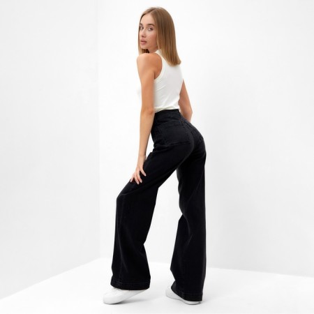 Pants women's denim minku slim fit color Black, river 46 (height 175)-9