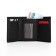 Male purse for magnet, department for bills, for maps, for coins, black color