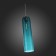 Suspension lamp ST LUCE. SL1145.183.01. Callana. 1x60 watts, E27, 10x10x50 cm, chromium color