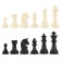 Chess figures, plastic, King H-6.2 cm, pawn H-3 cm