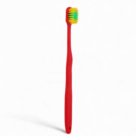 A toothbrush with a wide cleaning head and super -tank bristles, Japanese style-7