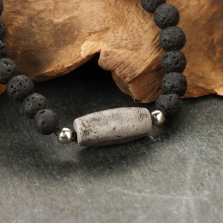 Bracelet from Lava with bead Ji "Garuda" No. 2-2