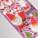 Stick Plastic Foil "New Year" Violet 24.5x13.2 cm
