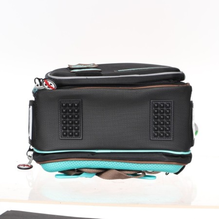 Frame backpack 37 x 28 x 12 cm, Across 194, filling: bag, pencil case, dark gray ACR22-194-2-8