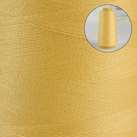 Threads 40/2, 3000 yard, pale yellow color-1