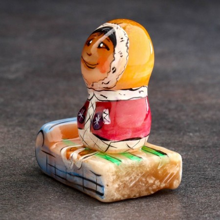Souvenir "Severyanin on Sled", Selenite-1