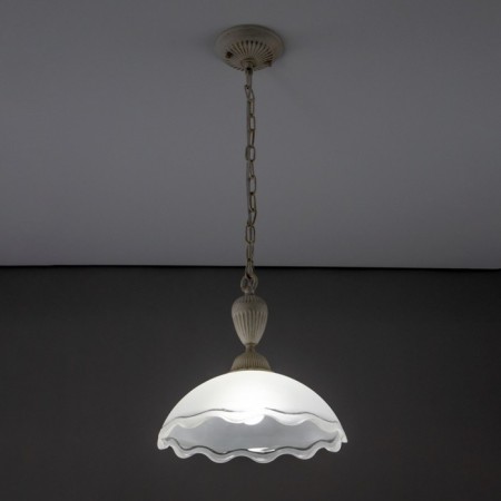Suspended lamp Citilux "Latur" CL413210, 36x35 cm, 1x75W, E27, white color-12