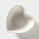Porcelain salad magistro "Heart", 550 ml, D = 15.5 cm, white color