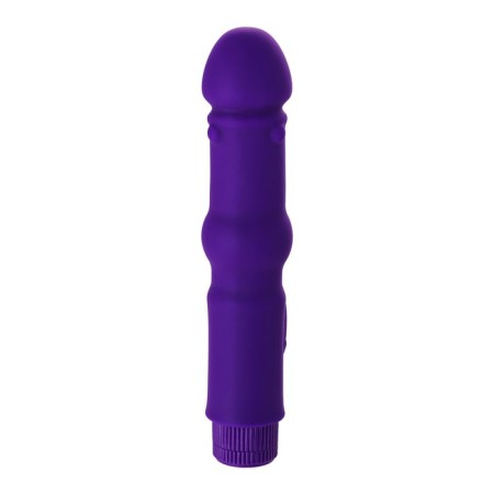 Unrealistic vibrator Toyfa A-Toys, silicone, purple color, 18 cm-10