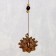 Wind Music Metal "Ganesha in the lotus" 3 bells 40 cm
