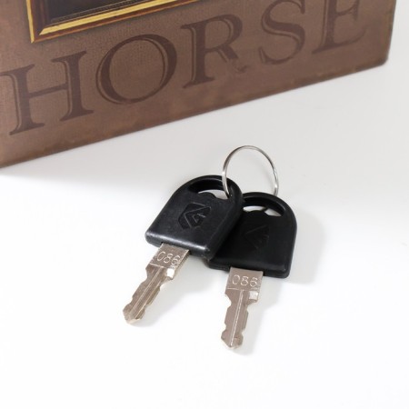 Safe Brush tree to the leatherette "horse" 21x13x5 cm-3