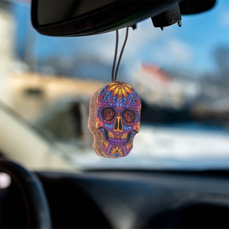 Car suspension Grand Caratt Skull, wood, felt-3