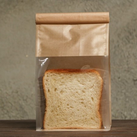 Paper Craft package, with a window, a rectangular bottom, 13 x 10 x 28 cm-2