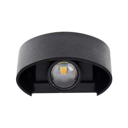 Front Fatter "Semesfer", FSD-075, 2 W, 3000K, 1 Ray, IP65, 220 V, plastic, Black 1008420-5