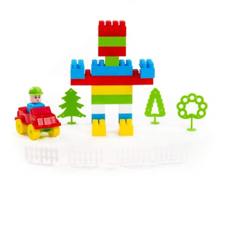 Designer "Builder" in the bucket, 52 elements-4