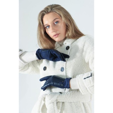 Gloves are female, dimensionless, without insulation, blue color-1