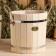 LIPS -13 -liter -panel, plastic insert, stainless rim, rope handles, "spruce branch"