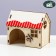 House for rodents, 9 x 6.5 x 8 cm, plywood