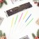 Bengal lights, 17 cm, 6 pieces, multi -colored, "spectrum"