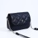 Richet bag on a magnet, outer pocket, long belt, blue color