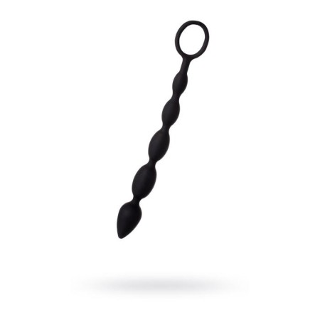Toyfa A-Toys anal chain, silicone, black color, 27.6 cm