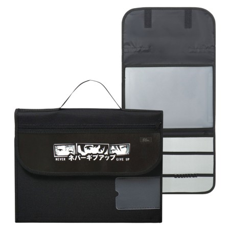 Folder D/Labor A4 with handles textiles folding on Velcro PTR-10 Calligrata Univ "" Anime