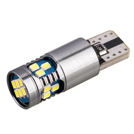 LED LED SkyWay T10 (W5W), 12-24 V, 18 SMD diodes, without basement, 1-end, white