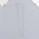 Needles metal for beads in a glass flask thin set 10 pcs Ø 0.45x120 mm 1.5x1.5x14 cm