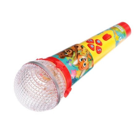 Microphone, sound, light, yellow color-1