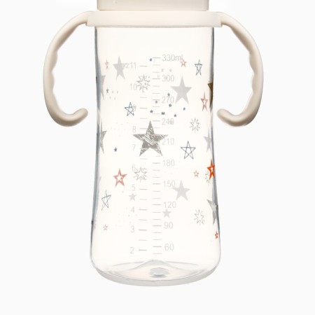 Finding bottle Ø50mm shg, "stars", 330 ml, +3 months, color milk-3