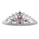 Crown "Tenderness", with rhinestones
