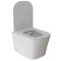 The toilet of the suspended Wave Promo, a duroplast with a microlypt, a beard, white, (l)