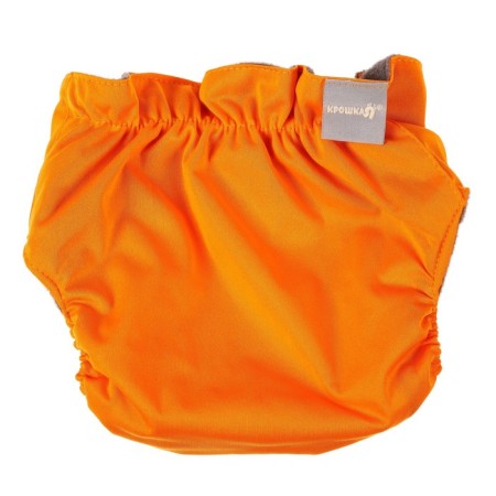 Panties-scammer, reusable, carbon-bamboo fabric, orange color, from 0-36 months.-1