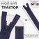 Lightning "Tractor", No. 10, detachable, detachable, automatic lock, 80 cm, dark blue color
