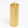 Voschshina candle, 4.5x4.5x12.5 cm, gold metallic