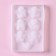 Mold Dolyana "Angels", silicone, 12.5 × 8.5 × 1.5 cm, white color