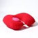 Pillow for the neck is road, inflatable, with a pump, 47 × 27 cm, bag, color mix
