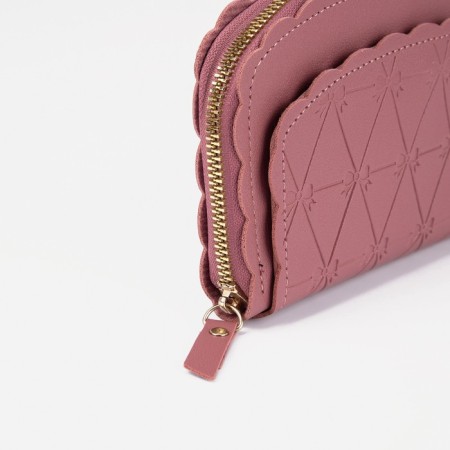 Women's wallet with lightning, pink color-2