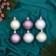 Set of balls plastic D-6 cm, 6 pcs "Elite" mix