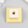 Pen for the casket ceramics, metal "Square" yellow 3.3x3.3x2.1 cm