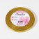Brocade tape, 6 mm, 23 ± 1 m, gold color