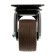Furniture wheel Cappio d = 50, on the site, rotary, TPR coating