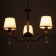 Brussels chandelier 3x60W E14 Black 58x58x85 cm Bayerlux