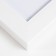 Photo frame Plastic "Gloria" 30x40 cm, with Passpartu, white